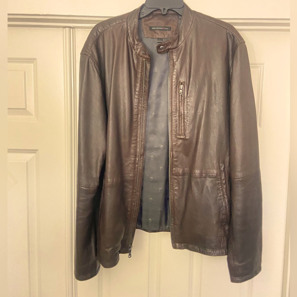 John Varvatos Leather Jacket